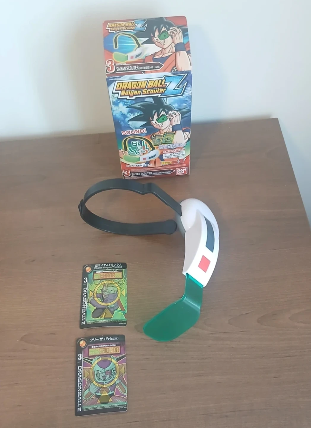 Dragon Ball Z Saiyan Scouter Toy with 2 Cards - photo 2