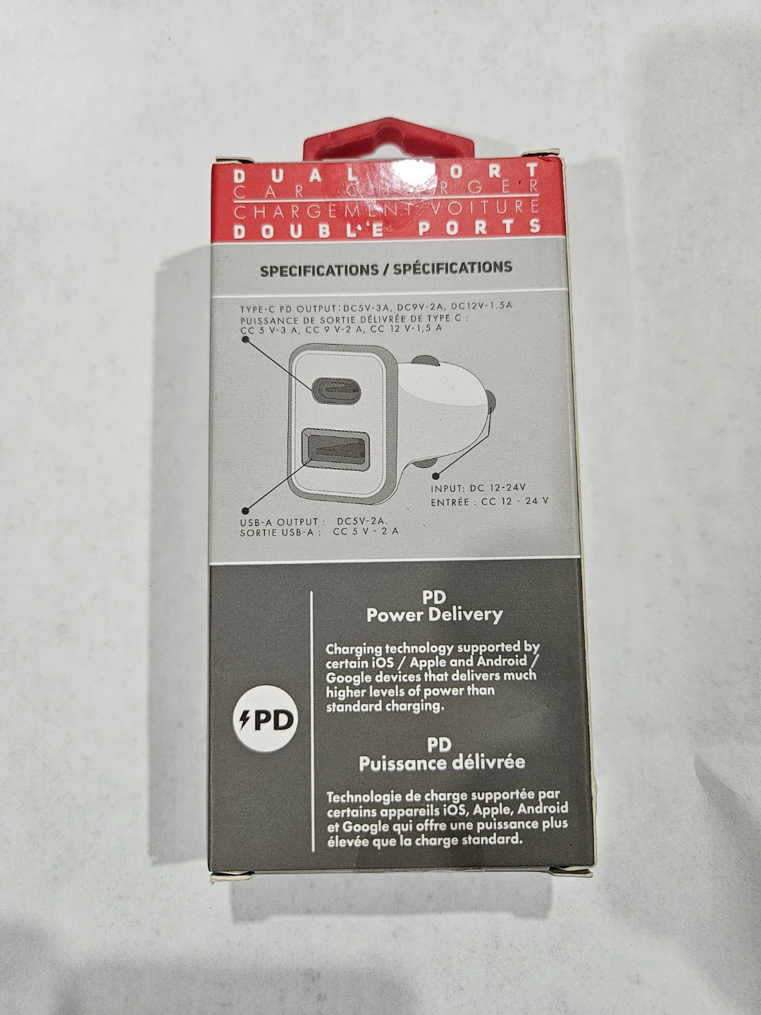 bHip Dual Port Car Charger - USB-C & USB-A - photo 4