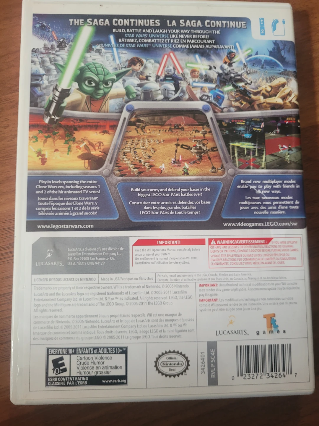 LEGO Star Wars The Complete Saga & Star Wars III Wii Games - photo 5