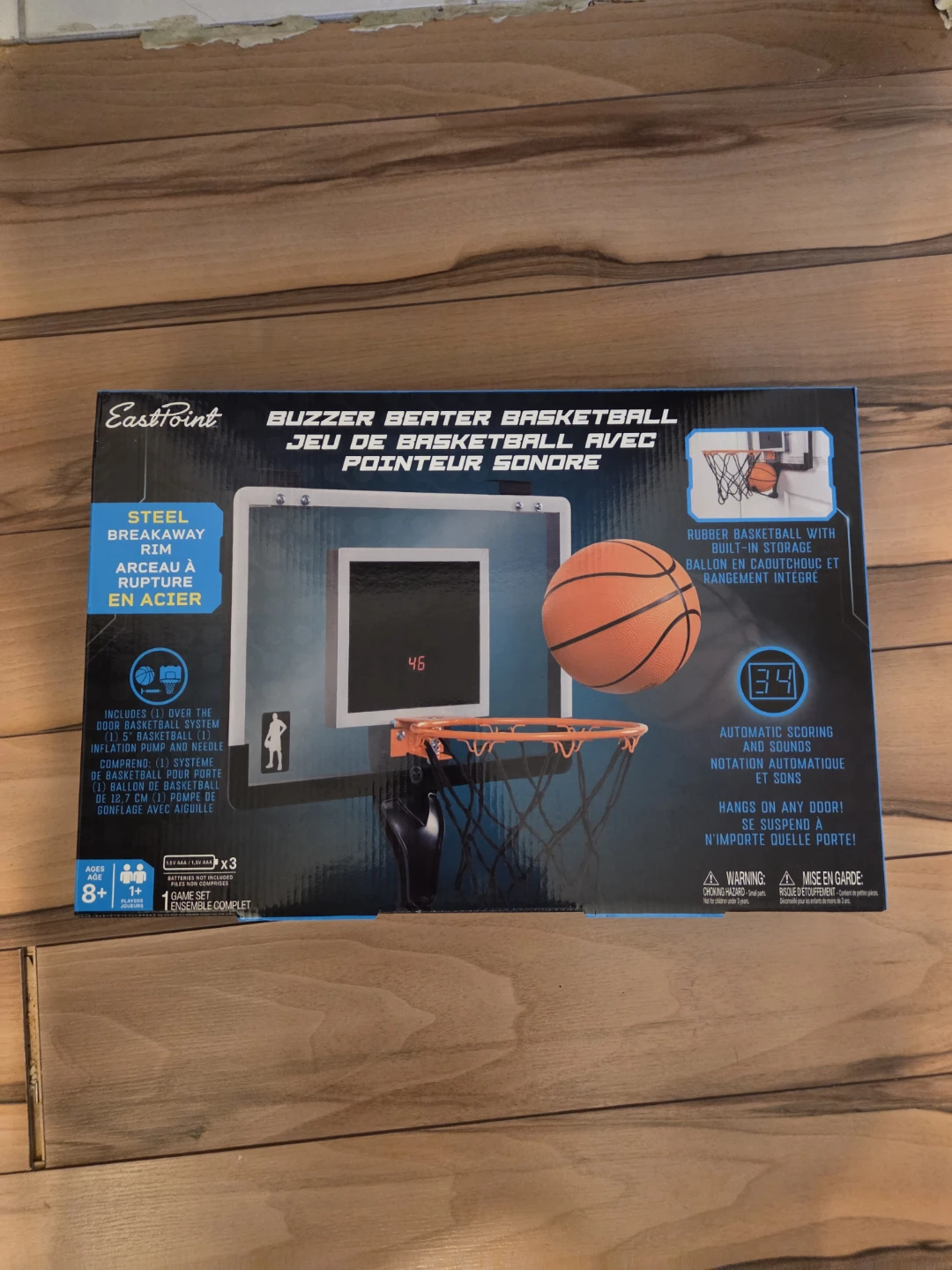 EastPoint Buzzer Beater Basketball Set with Automatic Scoring