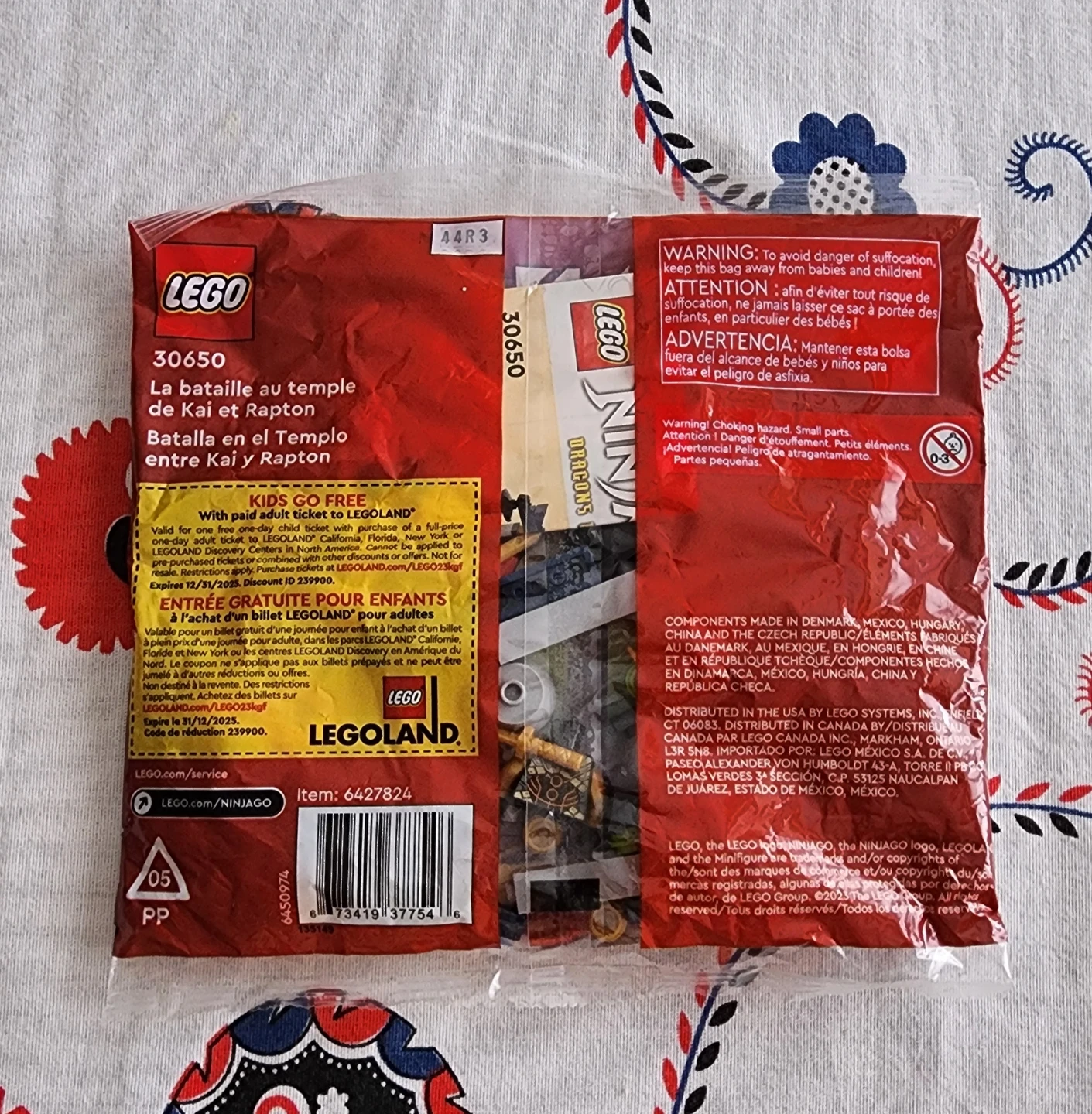 LEGO Kai and Rapton's Temple Battle Set - photo 2