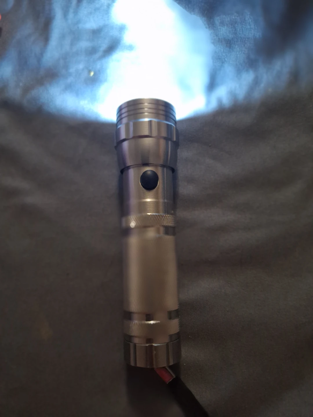 Silver LED Flashlight - photo 2