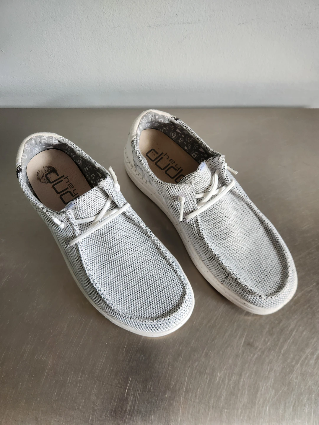 Hey Dude Men's Wendy Loafers Size 10 Grey - photo 2