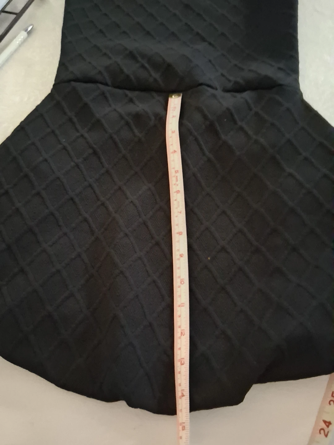 Black Quilted Chair Cover - photo 4