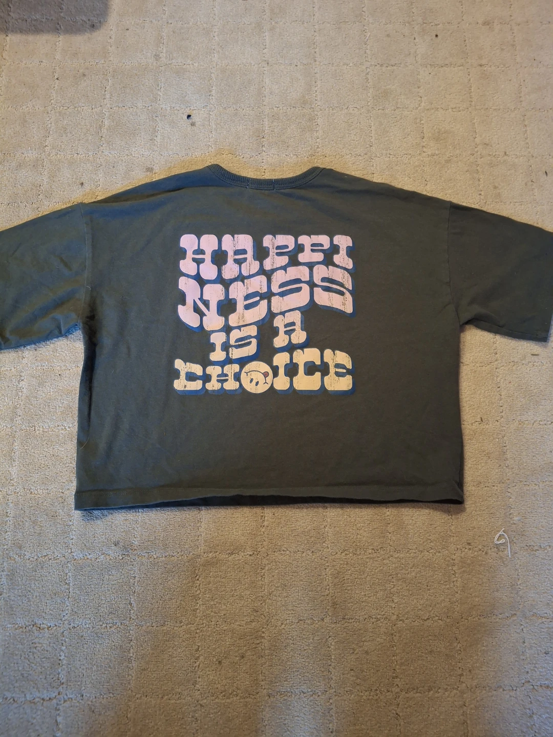 Ardene Green Cropped T-Shirt XS/TP - photo 2