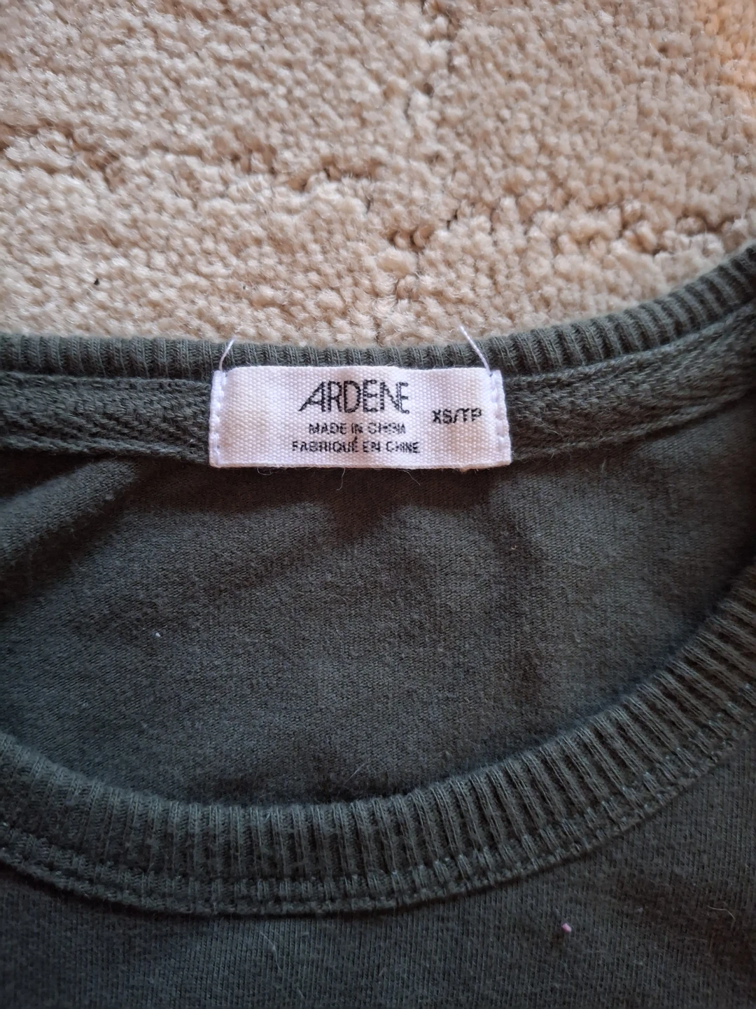 Ardene Green Cropped T-Shirt XS/TP - photo 3