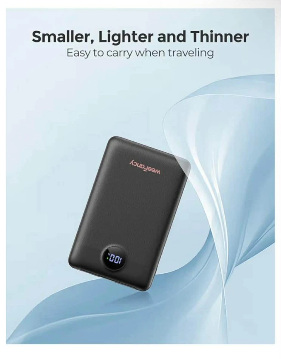 10000mAh Power Bank with Built-in Cables - photo 4