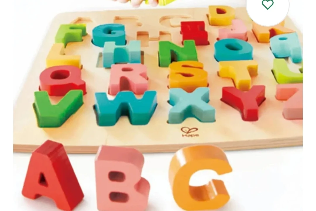 Hape Wooden Uppercase Alphabet Block Puzzle - photo 4