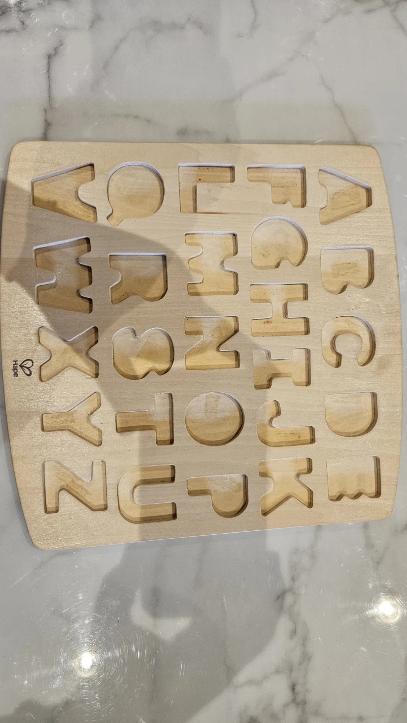 Hape Wooden Uppercase Alphabet Block Puzzle - photo 5