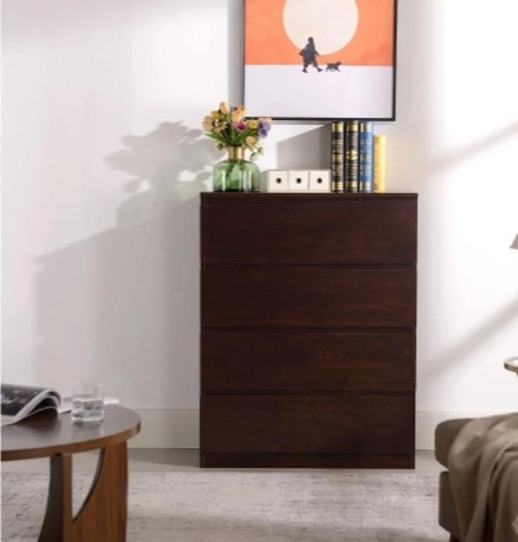 Dark Wood 5-Drawer Dresser