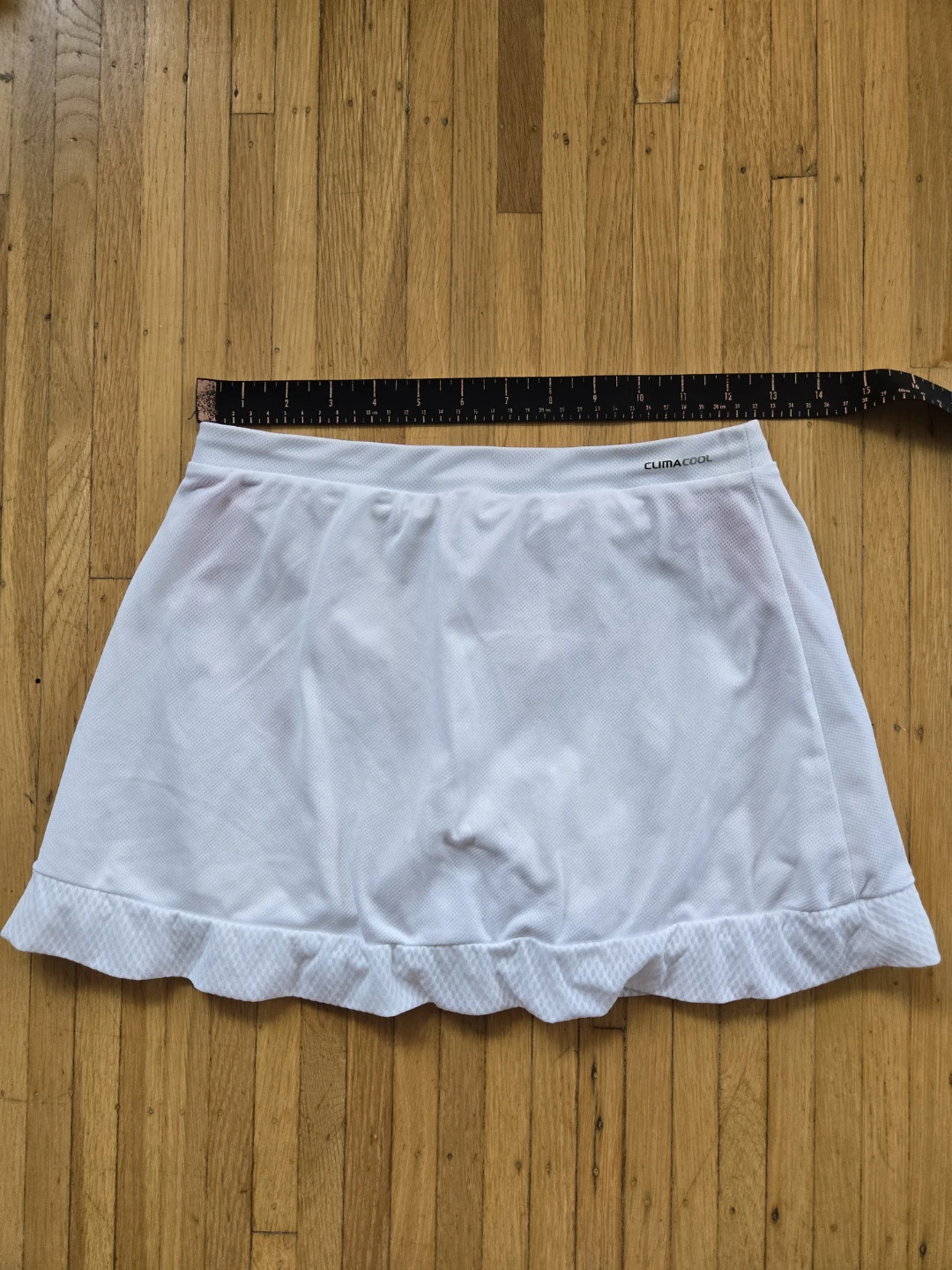 Adidas ClimaCool Tennis Skirt White Red - photo 3