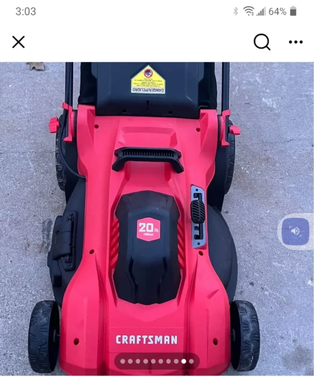 Craftsman 13 Amp 20-in. Corded Electric Lawn Mower