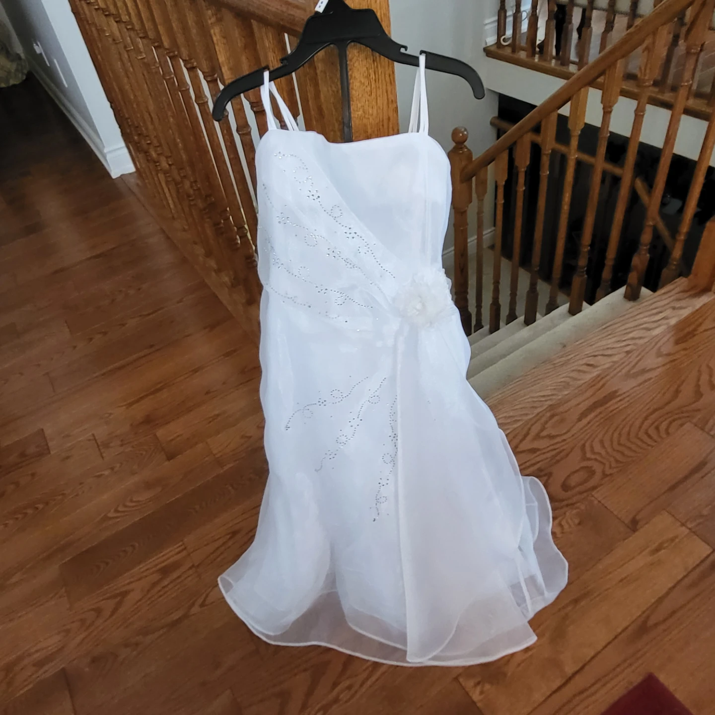 Adorable Communion/Flower Girl White Dress Size 10 - photo 3