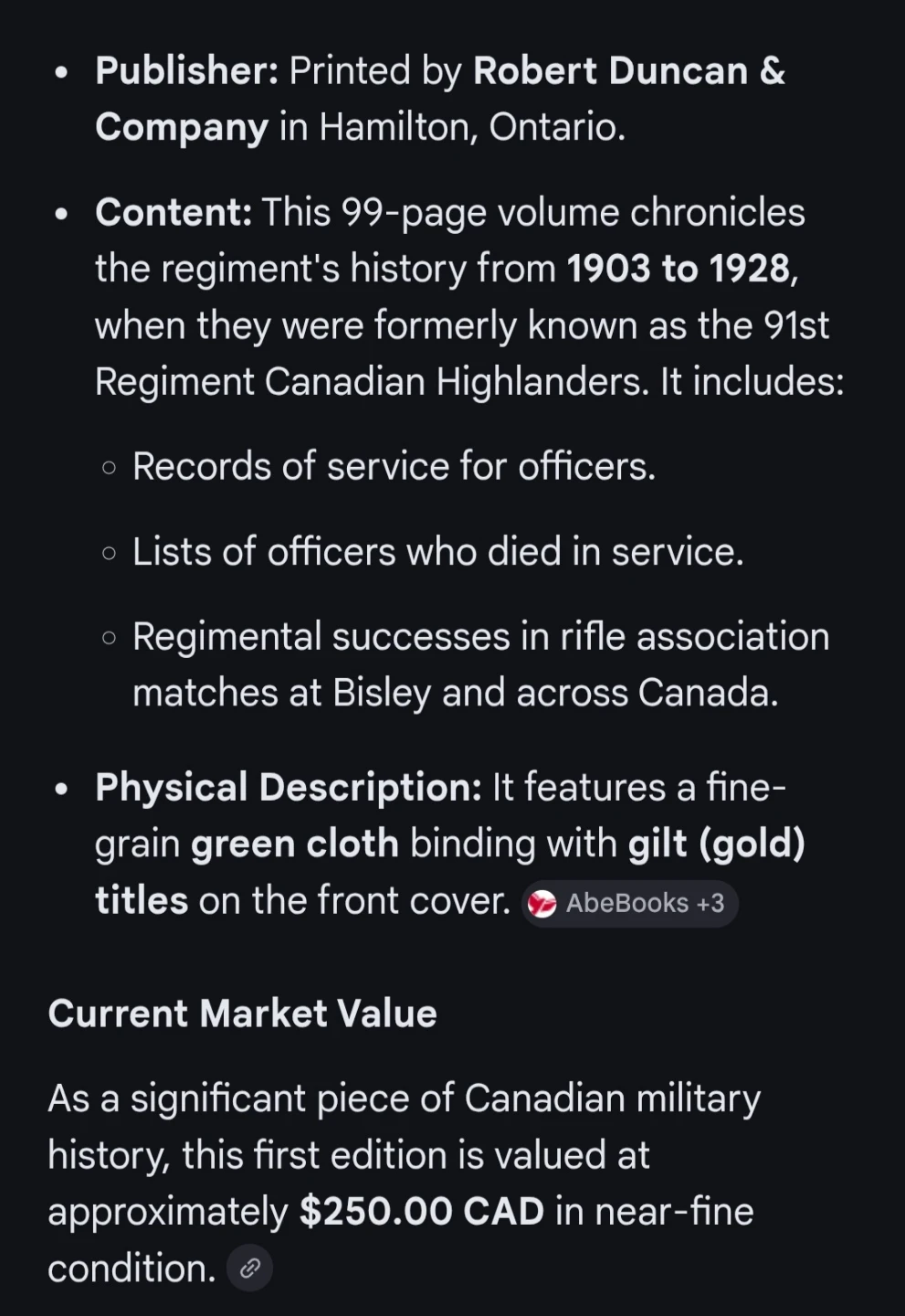 Argyll & Sutherland Highlanders of Canada Princess Louise - photo 3