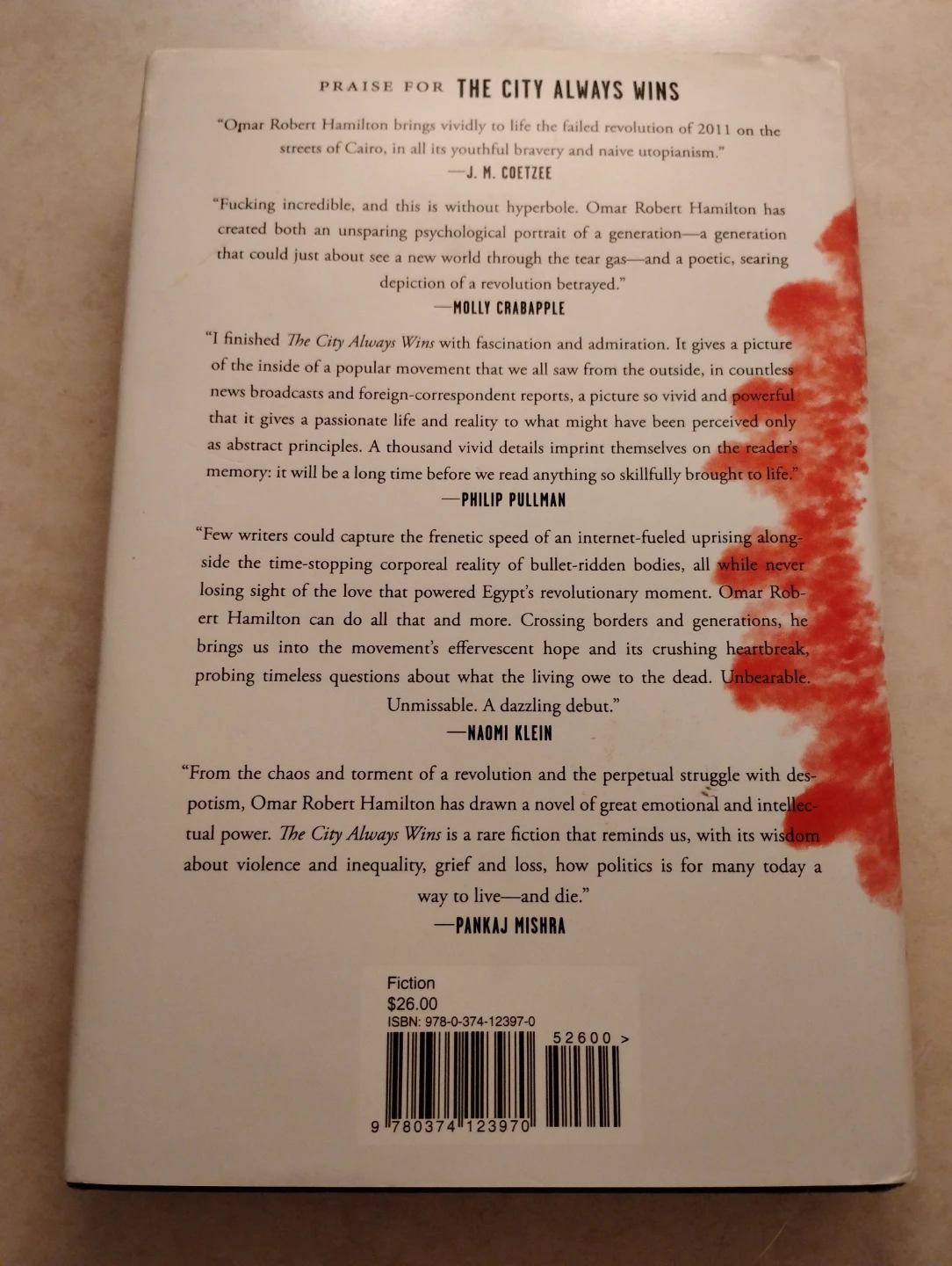 The City Always Wins by Omar Robert Hamilton Novel - photo 2