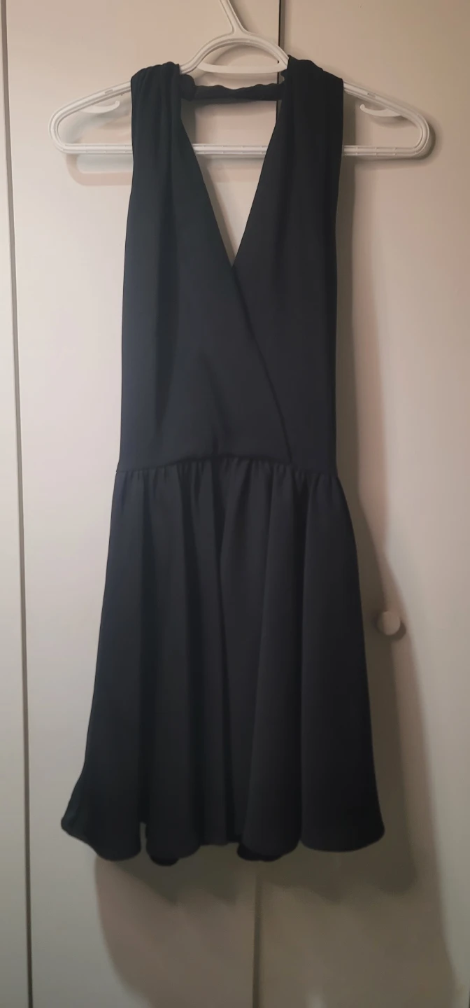 Black Halter Neck Dress - photo 2