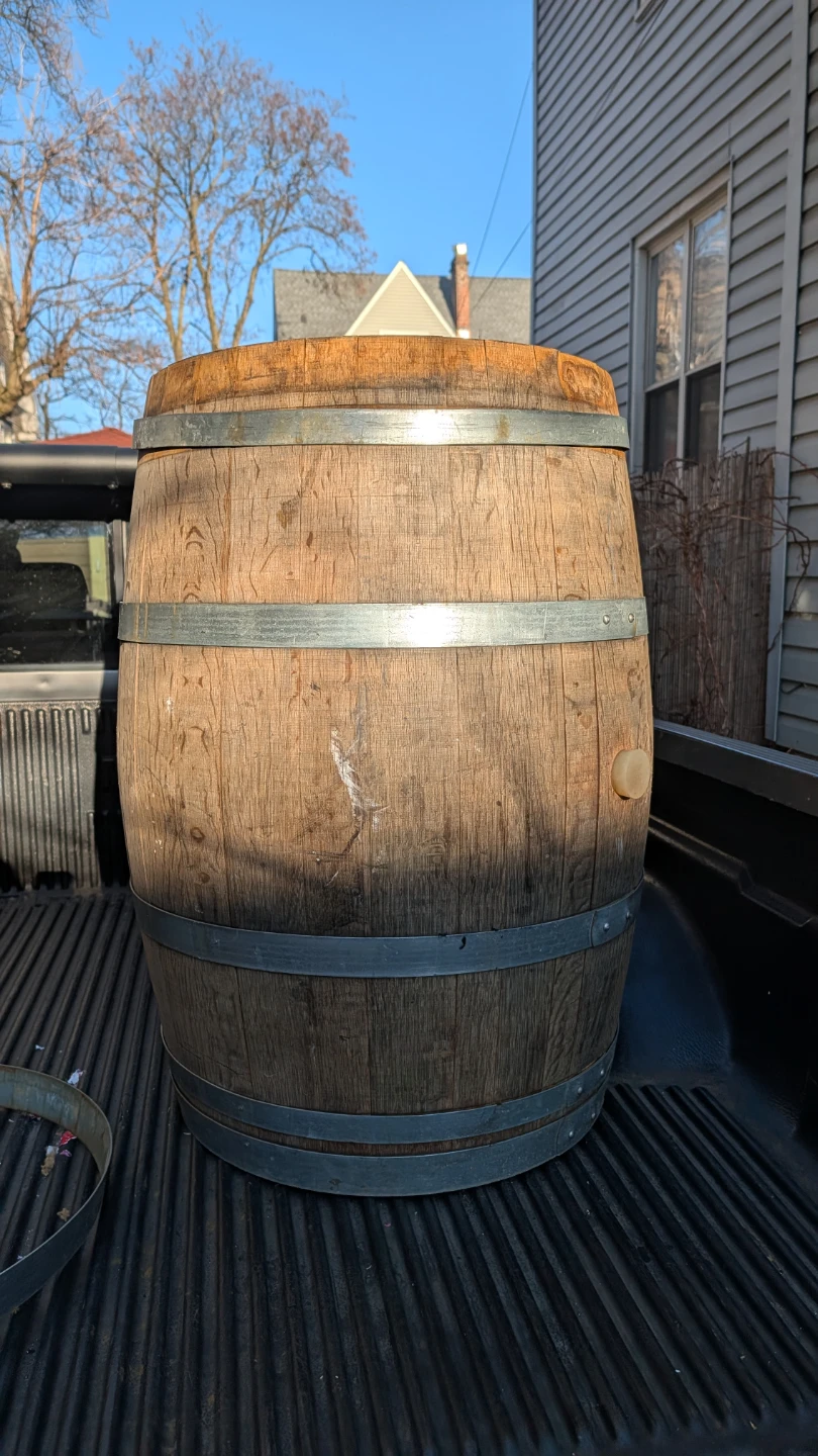 Wooden Wine Barrel