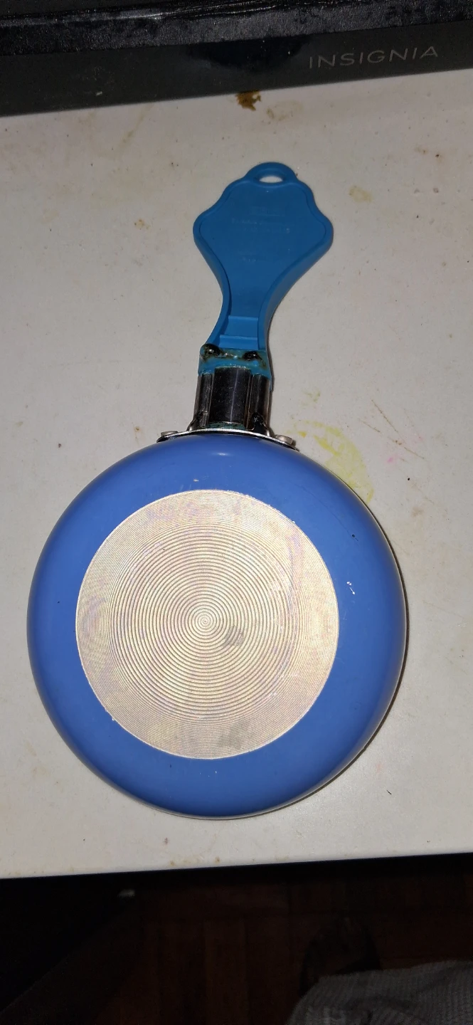 Mini Frying Pan with Blue Handle - photo 2