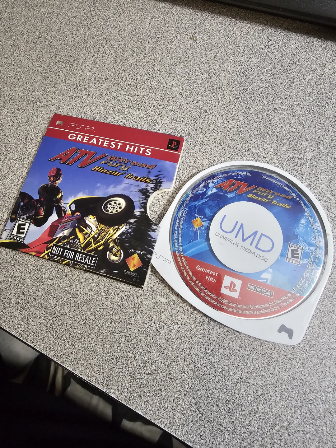 PSP ATV Offroad Fury 3 Blazin' Trails UMD Greatest Hits