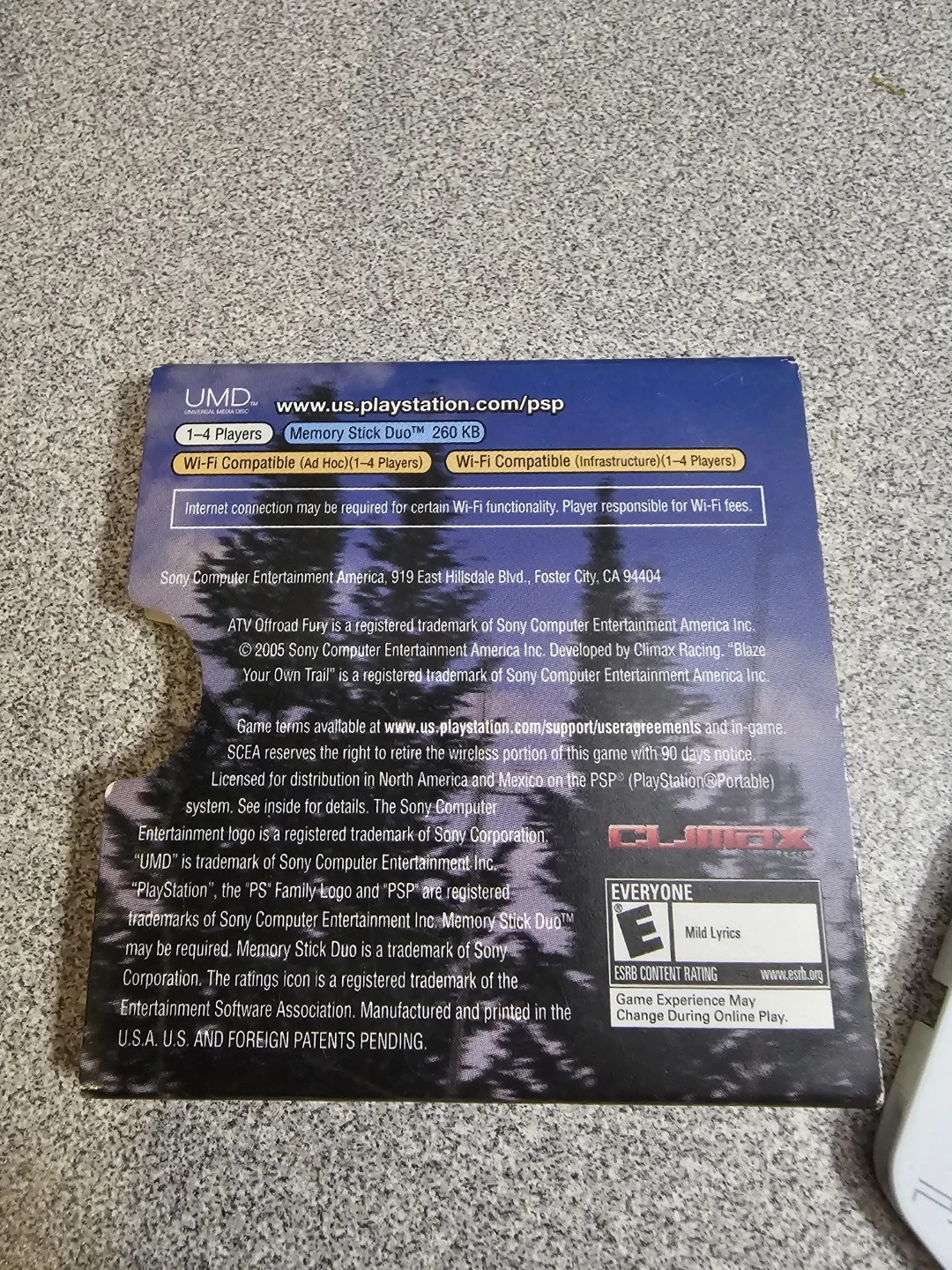 PSP ATV Offroad Fury 3 Blazin' Trails UMD Greatest Hits - photo 2