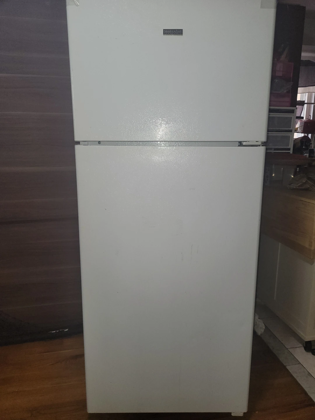 White Hotpoint Refrigerator