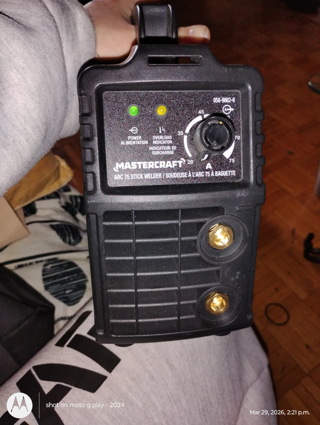 MASTERCRAFT 75 Amp Arc Welder