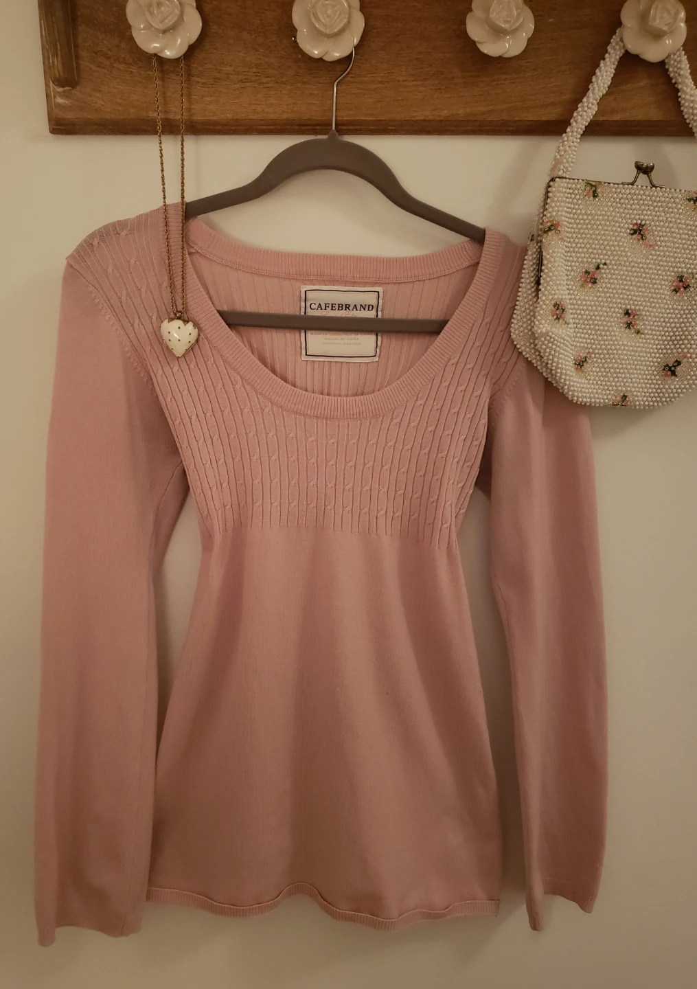 CAFEBRAND Pink Sweater