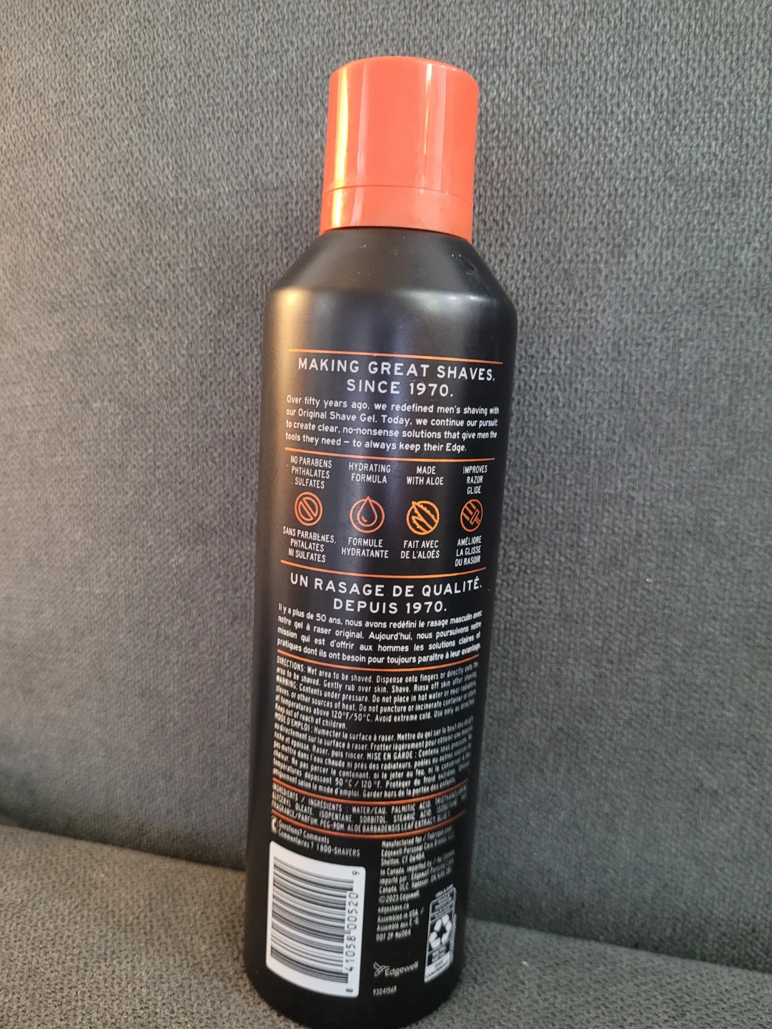 Edge Sensitive Skin Shave Gel with Aloe 9.5 oz - photo 2
