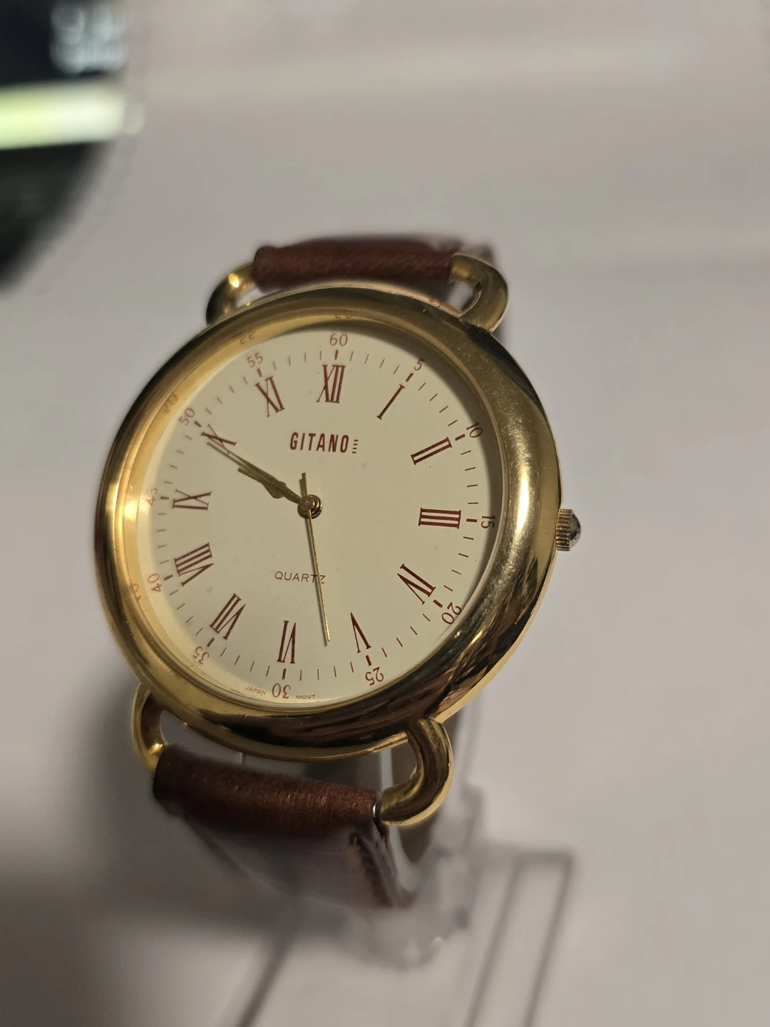 Very Large Round Gitano Quartz Watch 4.2cm case diameter - photo 3