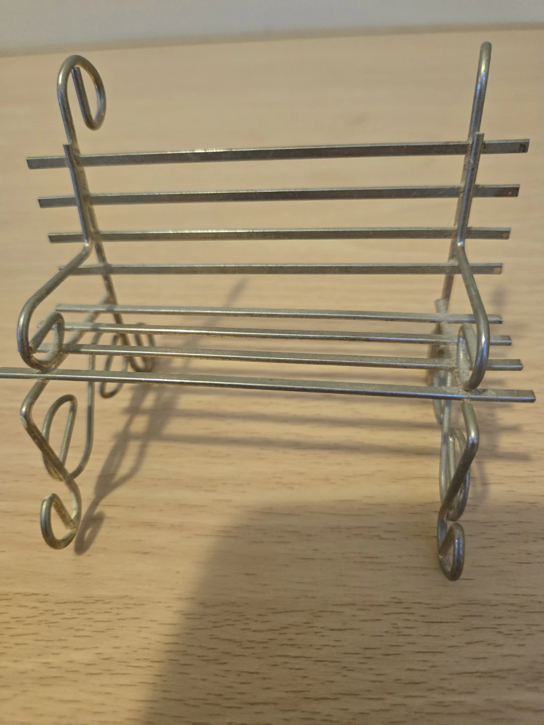 Brass Frog Couple on Bench Figurine - photo 4