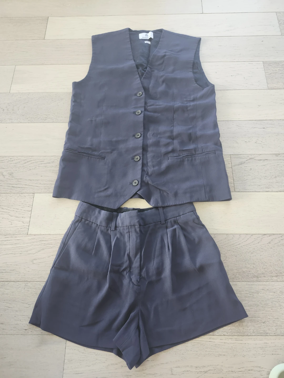 BABATON Navy Vest and Shorts Set - Size S