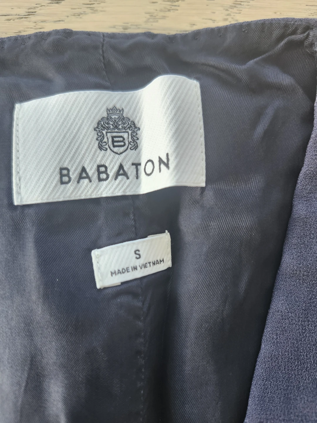 BABATON Navy Vest and Shorts Set - Size S - photo 2