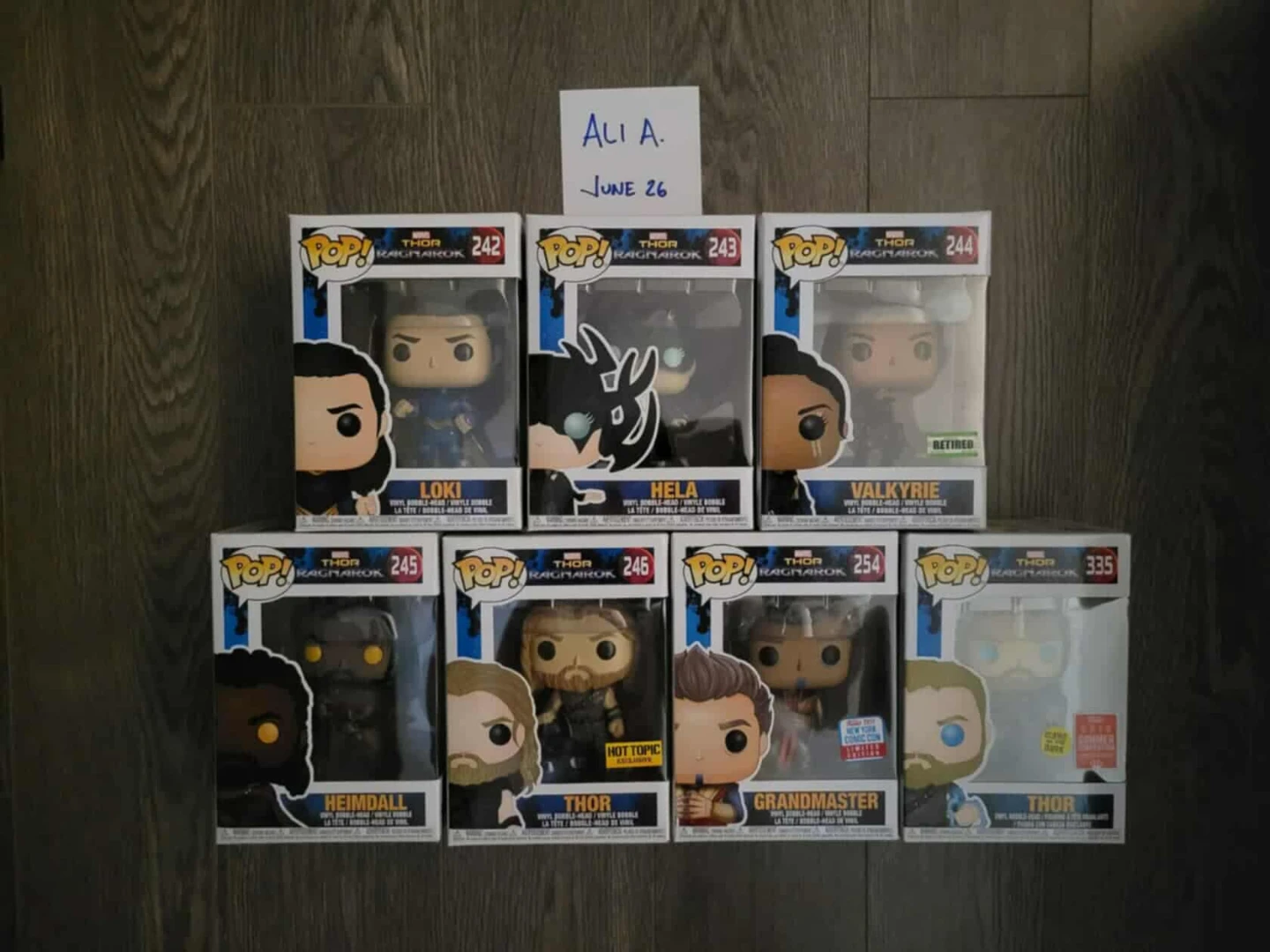 Funko Pop! Thor Ragnarok funko pops
