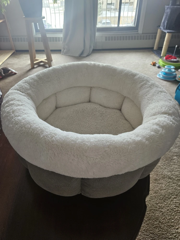Plush Round Pet Bed