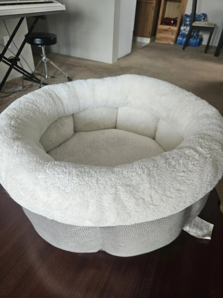 Plush Round Pet Bed - photo 2