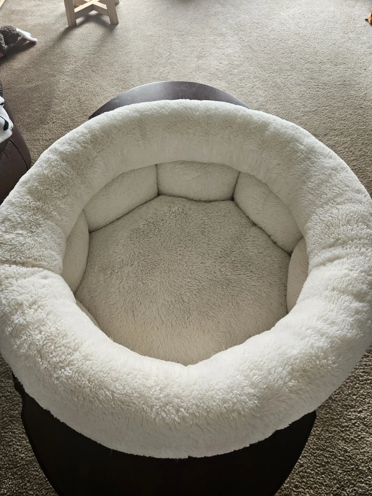 Plush Round Pet Bed - photo 4