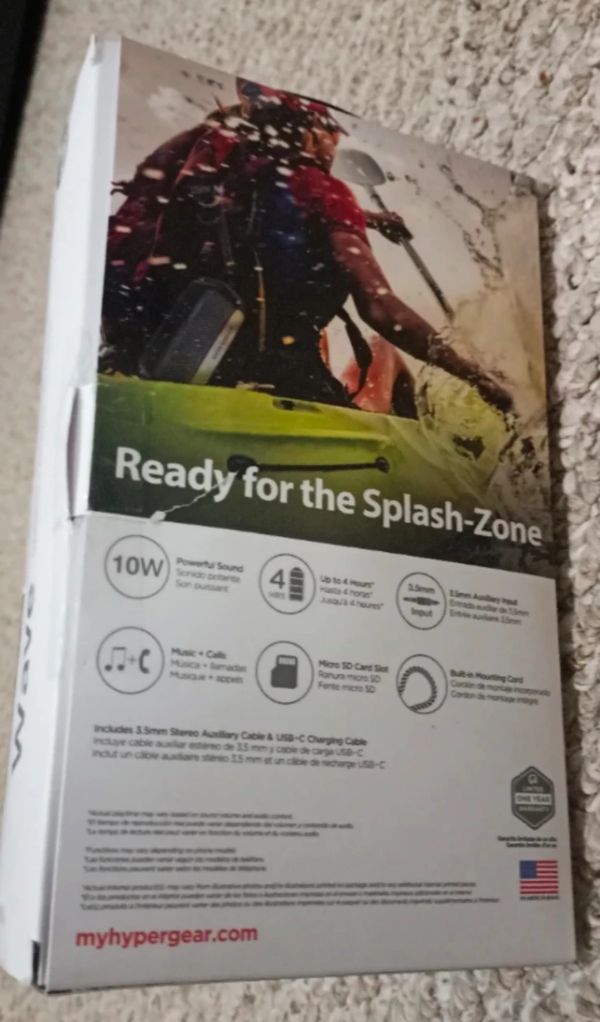 HyperGear Wave Splashproof Bluetooth Speaker - photo 2