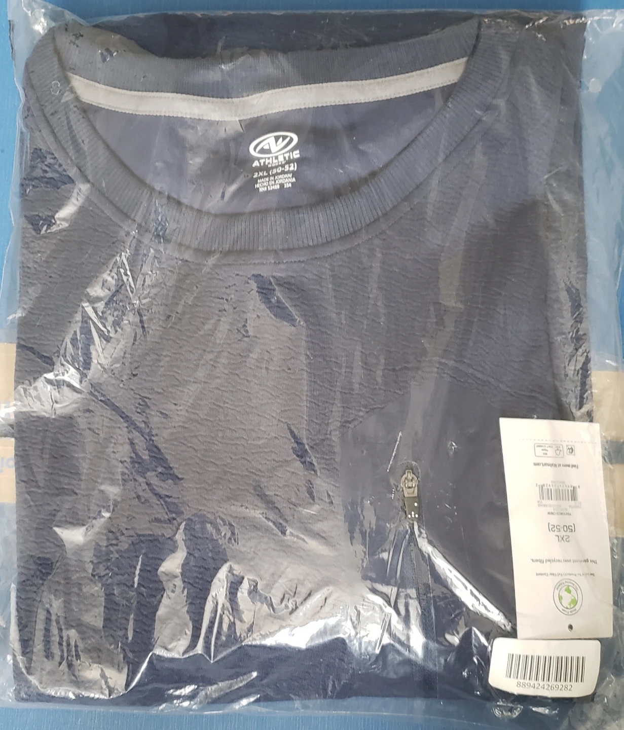 Athletic Works Men's Long Sleeve Crewneck Pullover