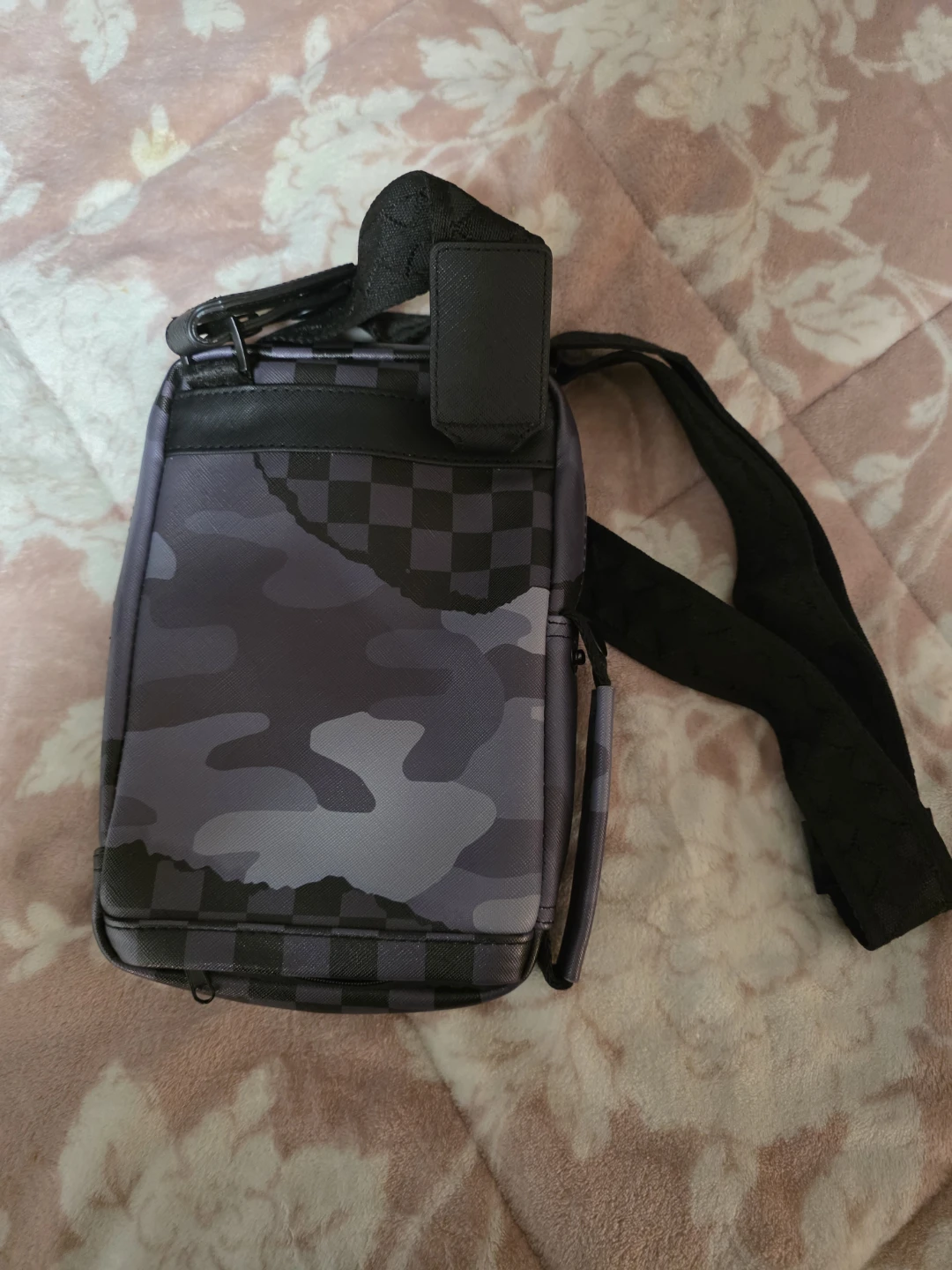 Sprayground Shark Mouth Camo Crossbody Bag - photo 2