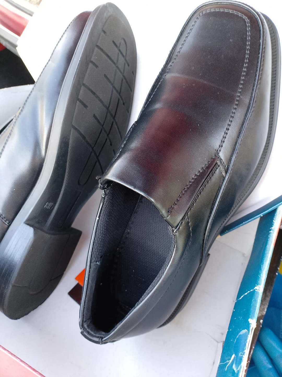 Hunter's Bay Men's Black Slip-On Shoes Size 8 - photo 4