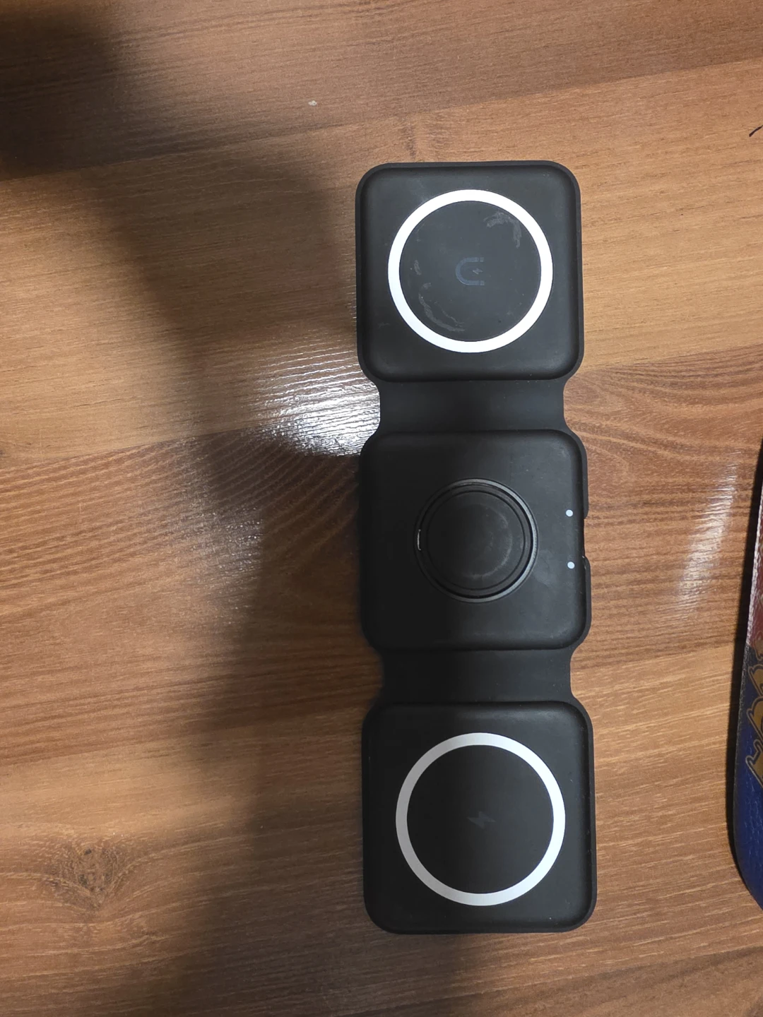 Black 3-in-1 Wireless Charging Stand