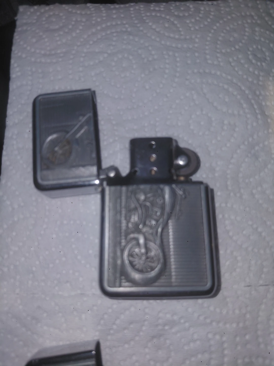 Engraved Motorcycle Design Lighter