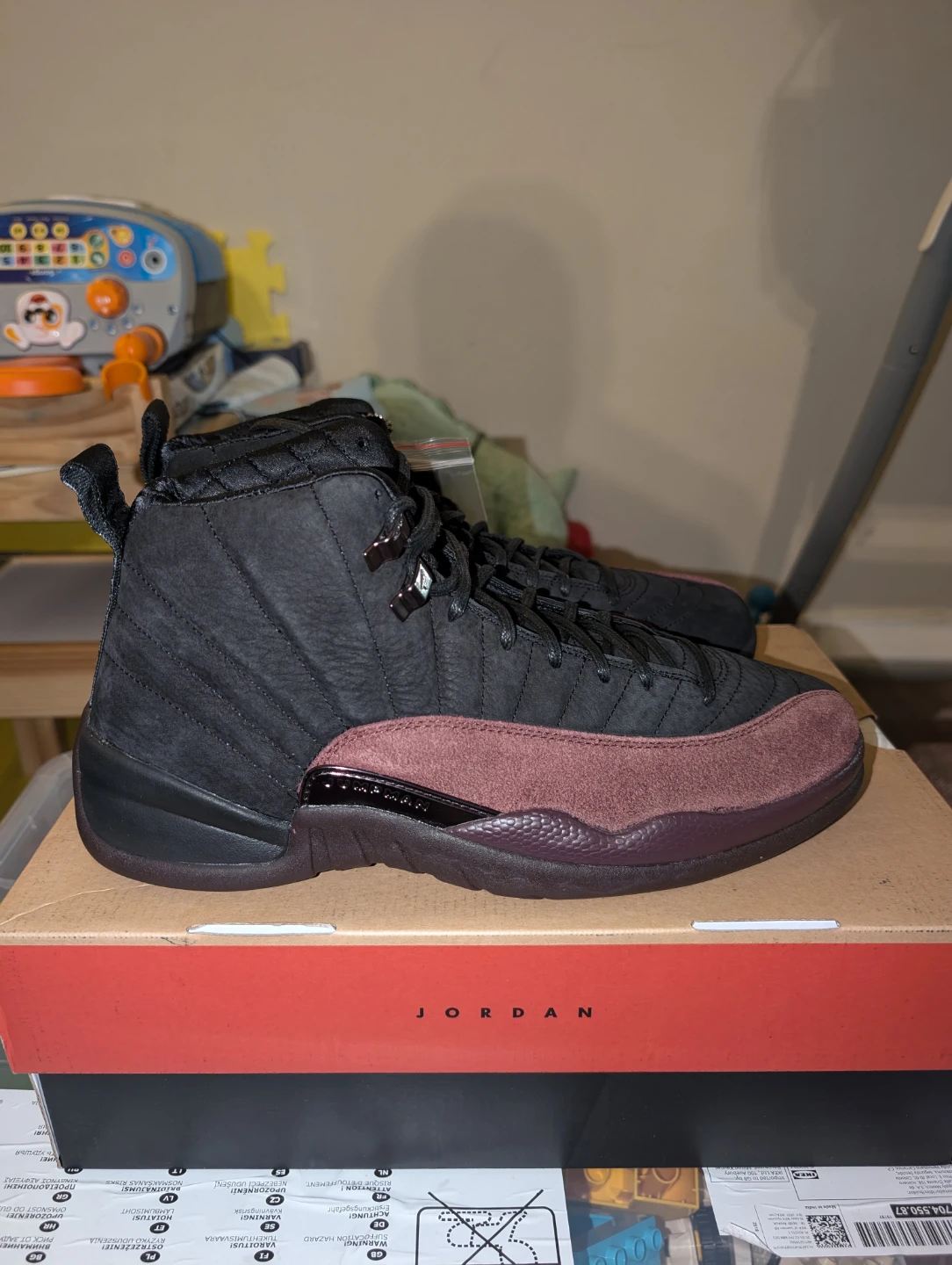 Jordan 12 Retro A Ma Maniére "Black Burgundy"