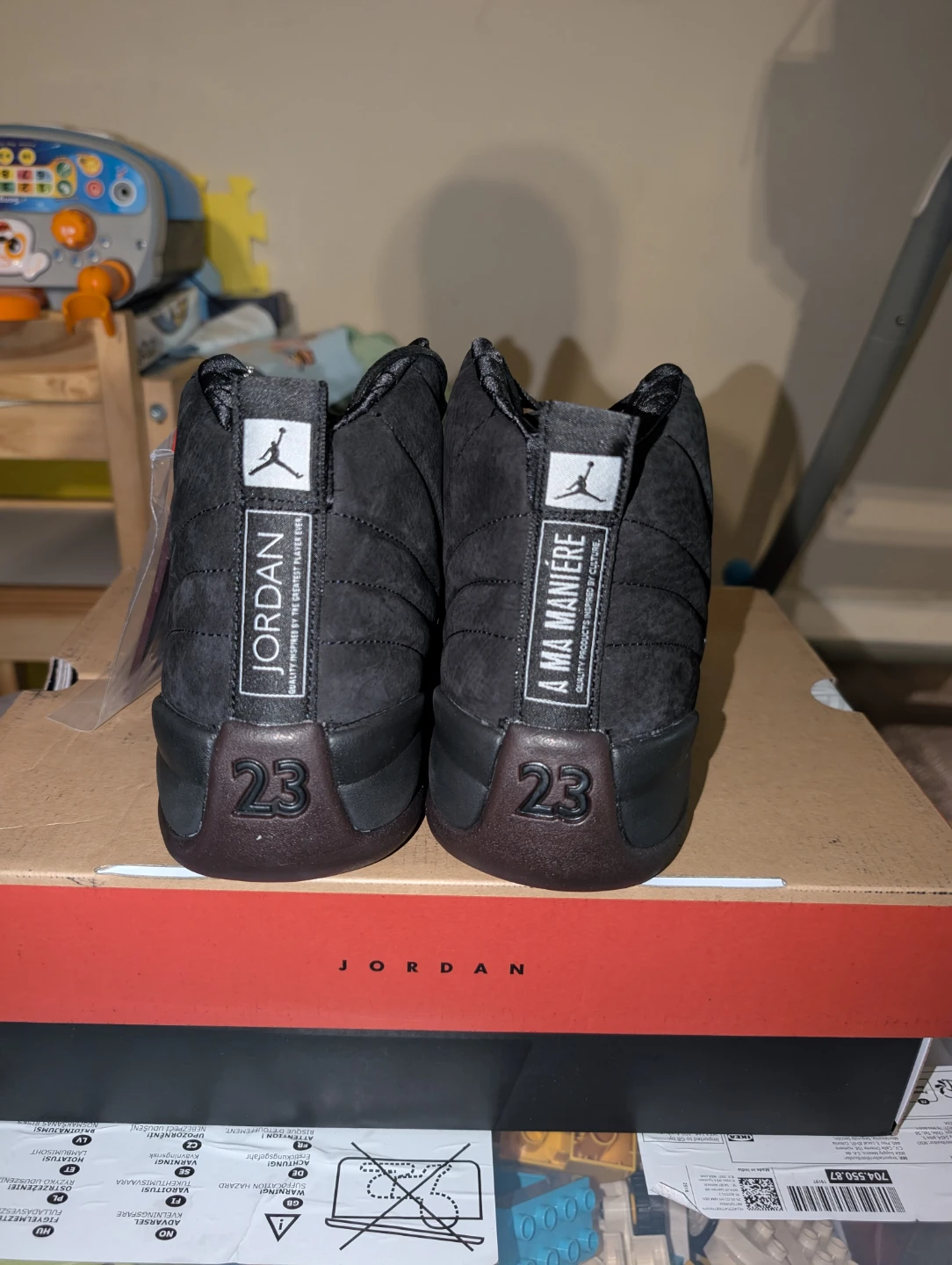 Jordan 12 Retro A Ma Maniére "Black Burgundy" - photo 5