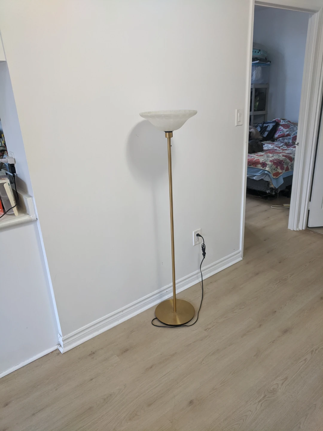 Floor Lamp with Frosted Glass Shade - photo 5