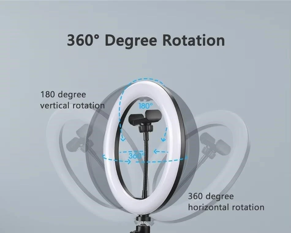 Ring Fill Light LED with Tripod and Phone Holder