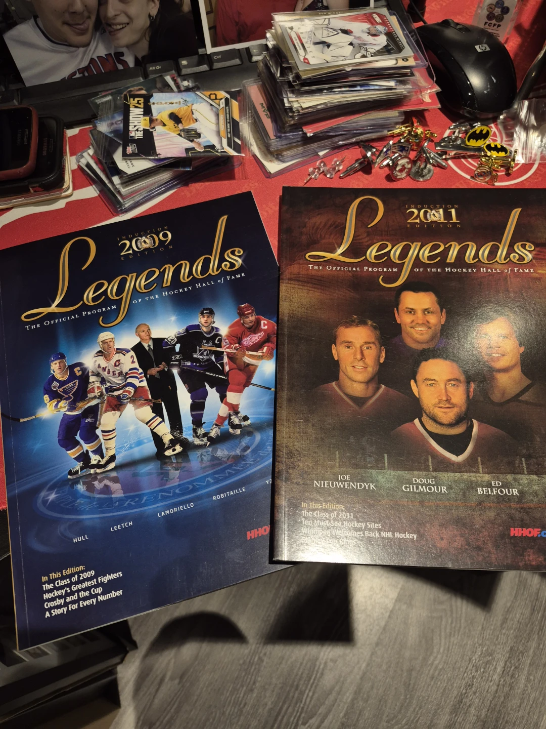 Official Programs Hockey Hall of Fame 2009 & 2011 Editions