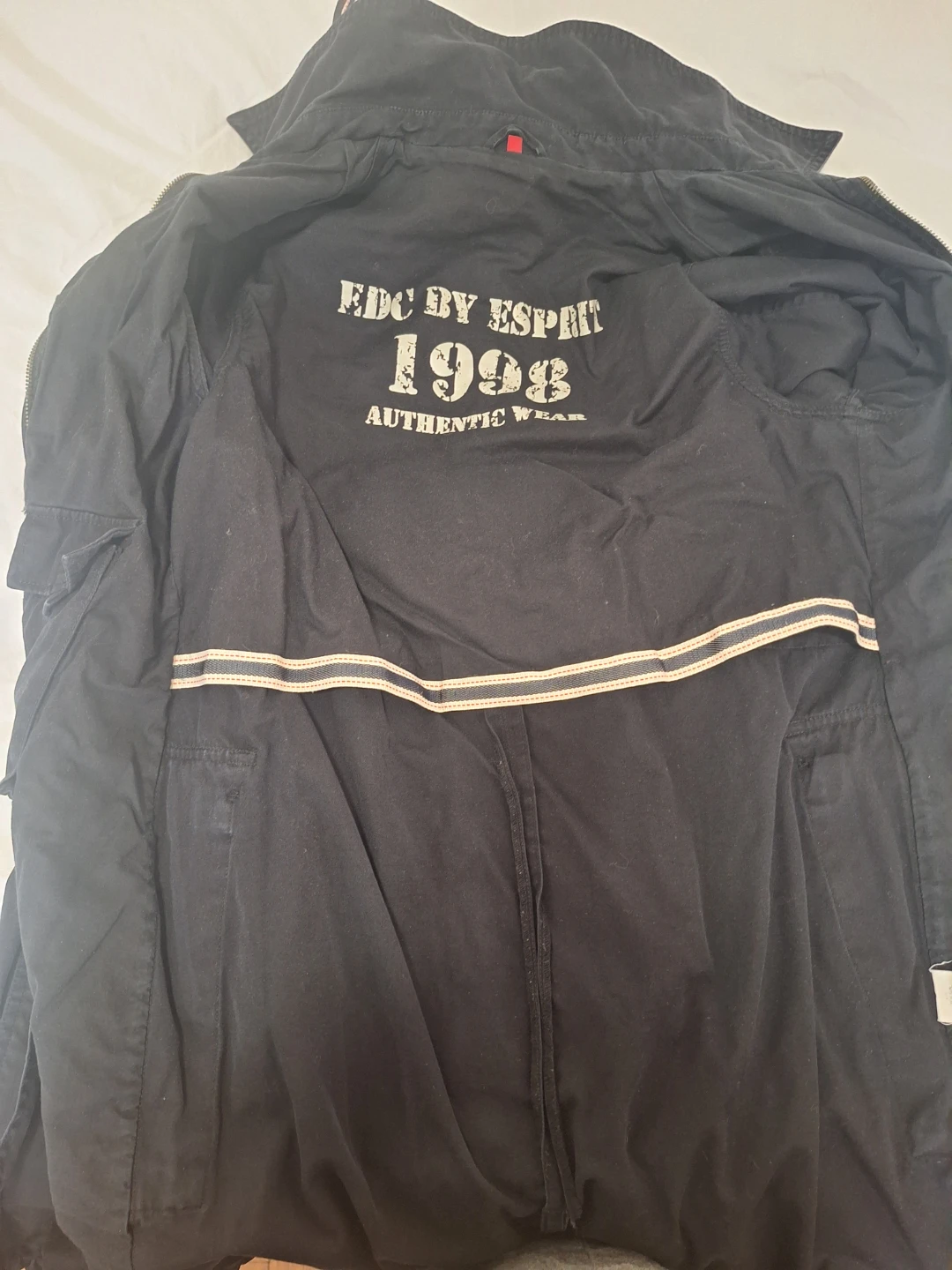 EDC by Esprit Black Hooded Parka Jacket