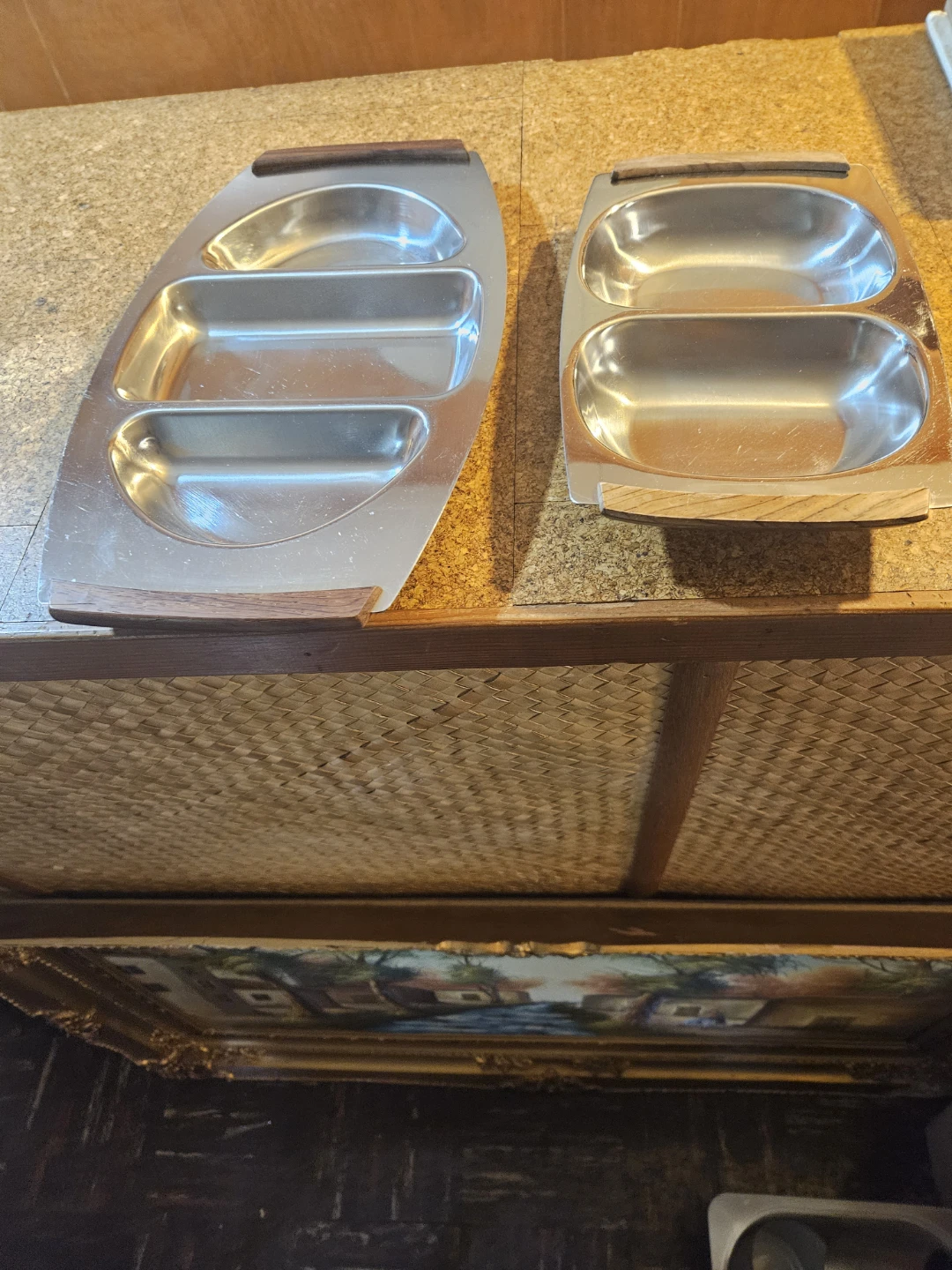 Set of 3 Divided Serving Trays - photo 2