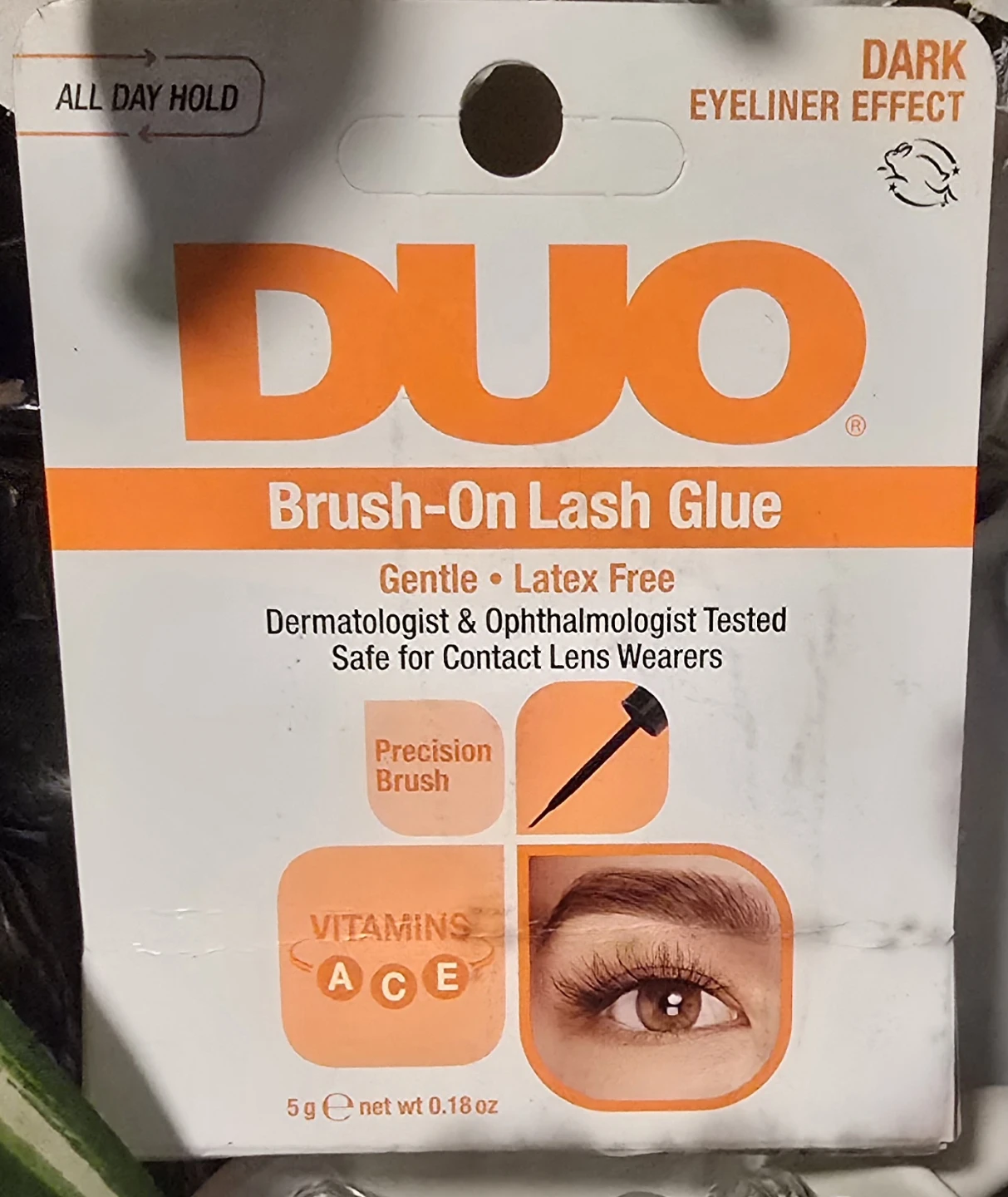 DUO Brush-On Lash Glue - Dark Eyeliner Effect - photo 2